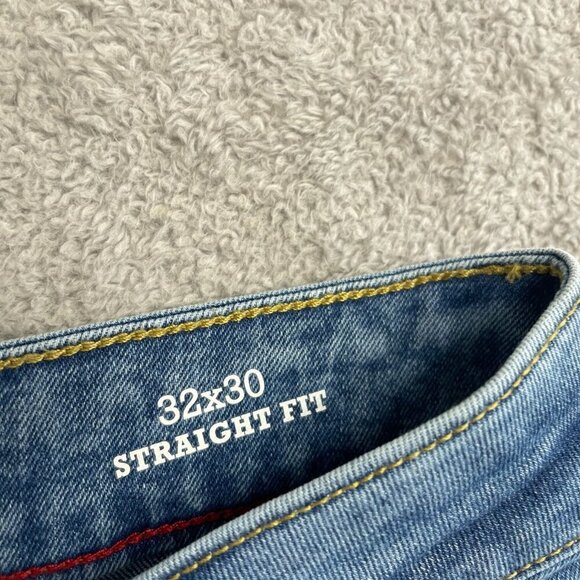 NWOT Izod Men's 32x30 Saltwater Jeans Straight Fit Blue Denim - Picture 5 of 7